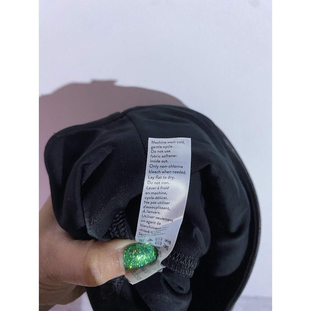 Spanx Leggings XL Black Faux Leather Slimming Tummy Control Compression Mobwife - Picture 6 of 10